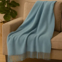 Sofadecken & Plaids^Seidenwolke 100% Seide Sofaplaid EXQUISIT von