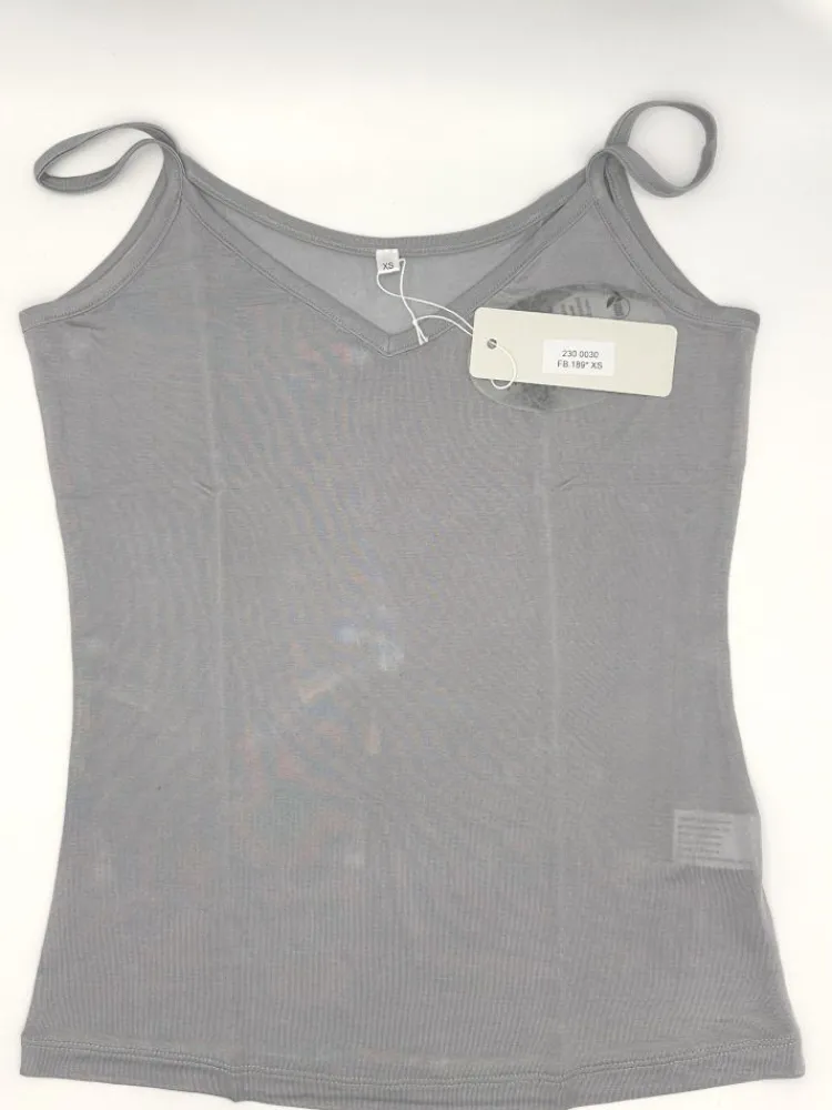 Spaghettiträger Tops|Mit Jersey & Wirkseide^Kokon Zwo 100% Seide SPAGHETTI TOP transparent von