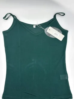 Spaghettiträger Tops|Mit Jersey & Wirkseide^Kokon Zwo 100% Seide SPAGHETTI TOP transparent