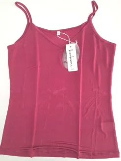 Spaghettiträger Tops|Mit Jersey & Wirkseide^Kokon Zwo 100% Seide SPAGHETTI TOP transparent