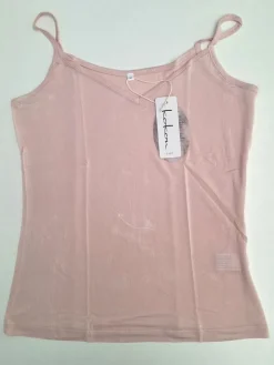 Spaghettiträger Tops|Mit Jersey & Wirkseide^Kokon Zwo 100% Seide SPAGHETTI TOP transparent