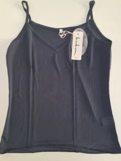 Spaghettiträger Tops|Mit Jersey & Wirkseide^Kokon Zwo 100% Seide SPAGHETTI TOP transparent