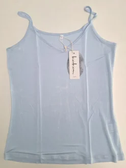 Spaghettiträger Tops|Mit Jersey & Wirkseide^Kokon Zwo 100% Seide SPAGHETTI TOP transparent