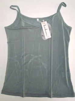 Spaghettiträger Tops|Mit Jersey & Wirkseide^Kokon Zwo 100% Seide SPAGHETTI TOP transparent