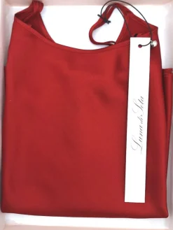 Spaghettiträger Tops|Mit Seidensatin^Luna di Seta 100% Seide Trägertop CLASSICO No. 2 exclusiv von