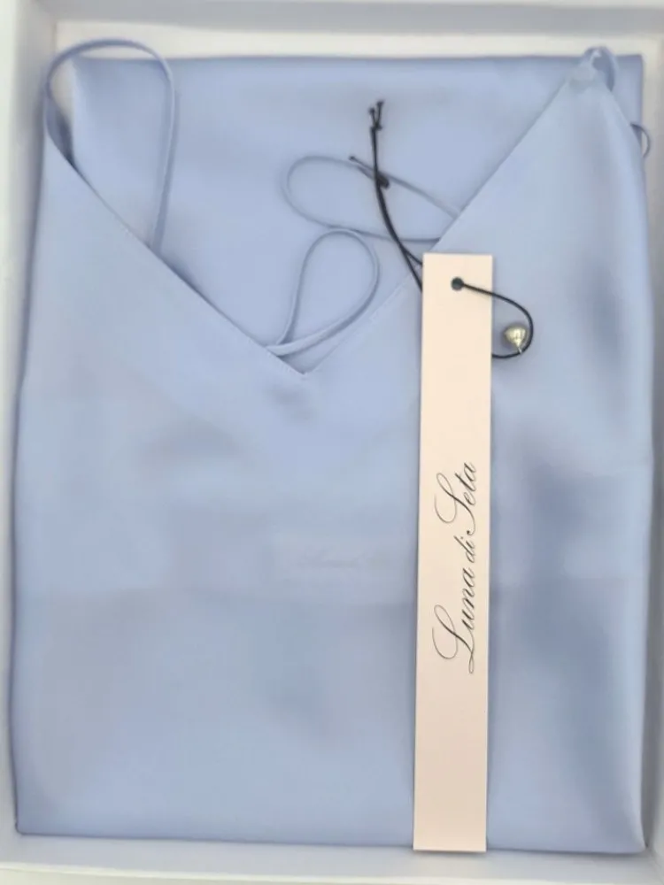 Spaghettiträger Tops|Mit Seidensatin^Luna di Seta 100% Seide Trägertop CLASSICO No. 2 uni von