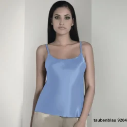Spaghettiträger Tops|Mit Seidensatin^Luna di Seta 100% Seide Trägertop CLASSICO No. 2 von