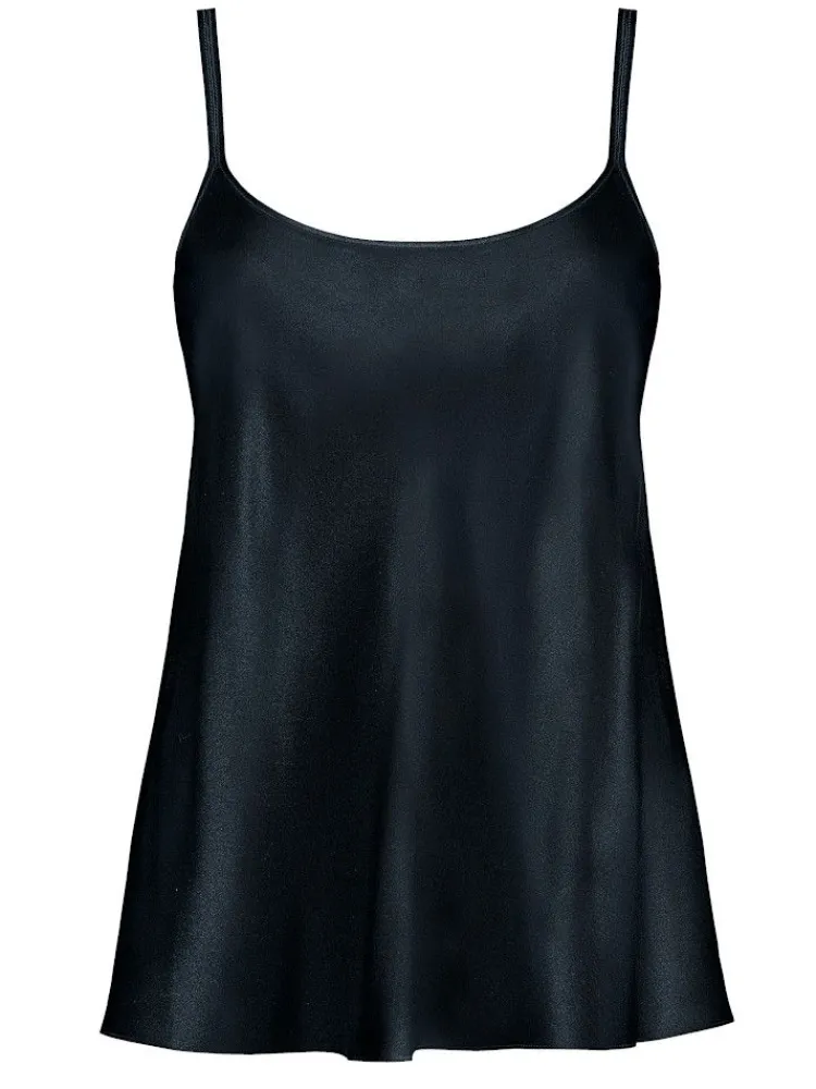 Spaghettiträger Tops|Mit Seidensatin^Luna di Seta 100% Seide Trägertop CLASSICO No. 2 von