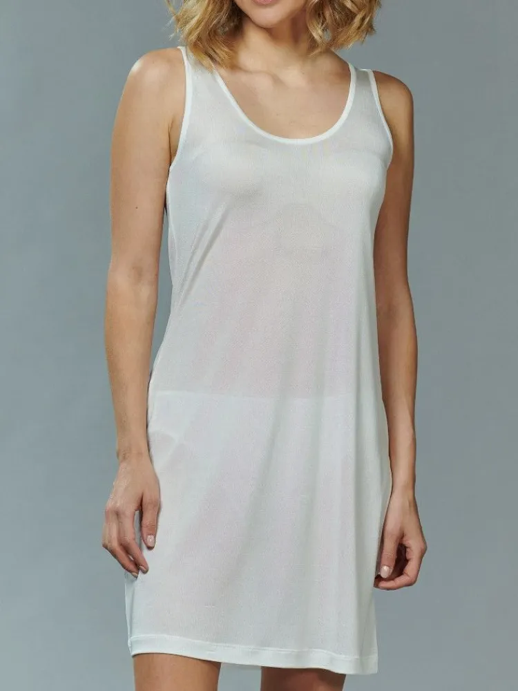 Seidennachthemd|Kurze Unterkleider^Kokon Zwo 100% Seide Träger-Unterkleid Jersey von