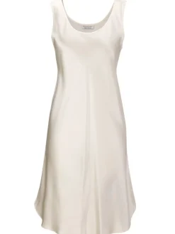 Kurze Unterkleider|Seiden Basics^Eva B. Bitzer 100% Seide Träger-Unterkleid KLASSIK SATIN von