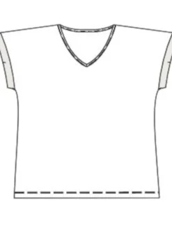 T-Shirt|Shirts Mit Seide^Kokon Zwo 100% Seide T-Shirt AJOUR fein von