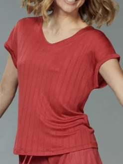 T-Shirt|Shirts Mit Seide^Kokon Zwo 100% Seide T-Shirt AJOUR von