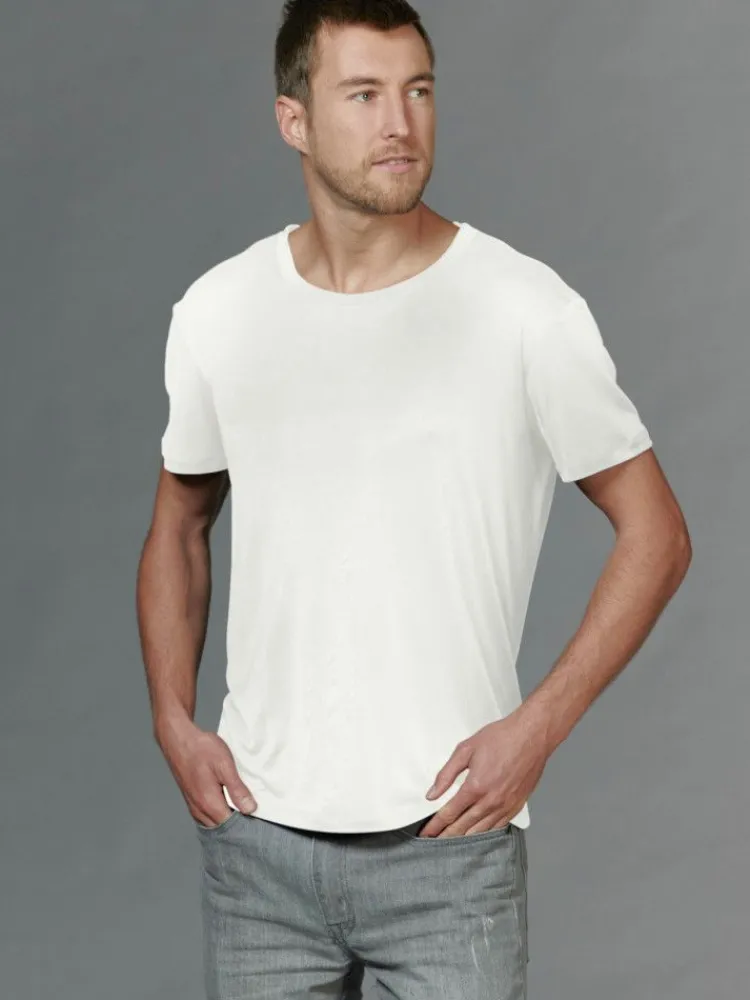 Seidenunterwäsche^Kokon Zwo 100% Seide T-Shirt für Herren