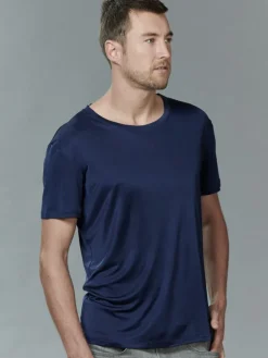 Seidenunterwäsche^Kokon Zwo 100% Seide T-Shirt für Herren