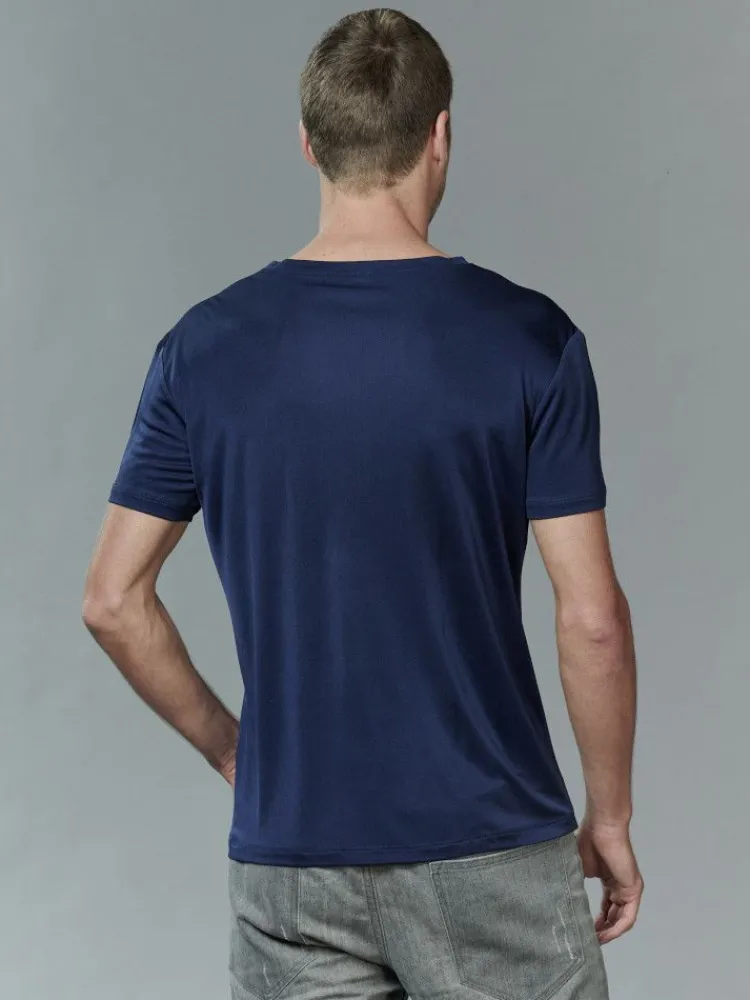 Seidenunterwäsche^Kokon Zwo 100% Seide T-Shirt für Herren