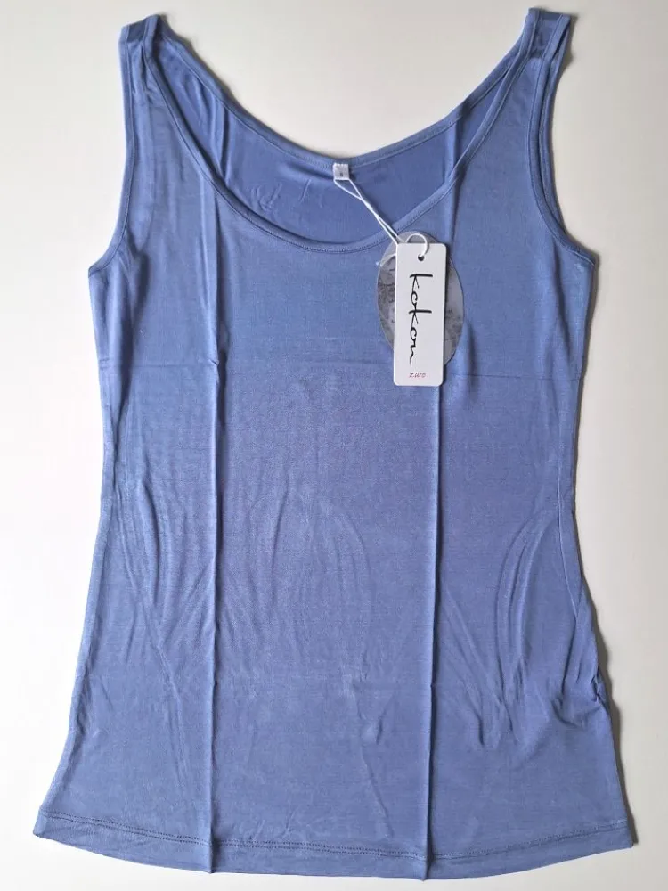 Camisole (Breite Träger)|Mit Jersey & Wirkseide^Kokon Zwo 100% Seide UNTERHEMD von