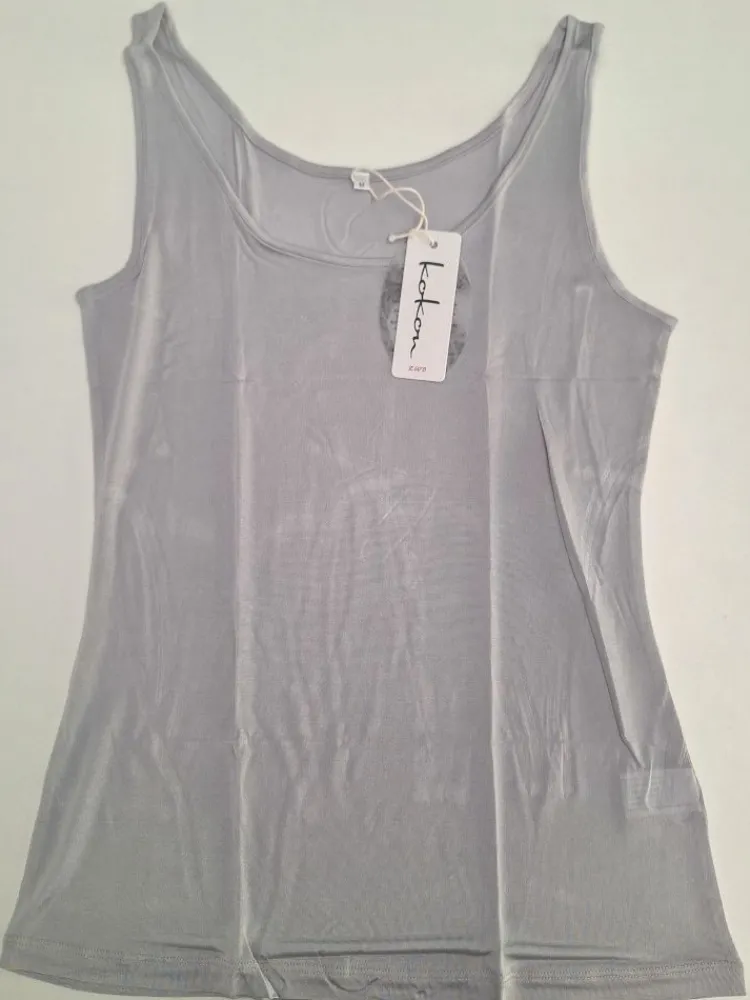 Camisole (Breite Träger)|Mit Jersey & Wirkseide^Kokon Zwo 100% Seide UNTERHEMD von