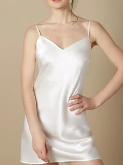 Unterkleider Mit Seide|Kurze Unterkleider^Marjolaine 100% Seide Unterkleid SOIE ODA kurz von