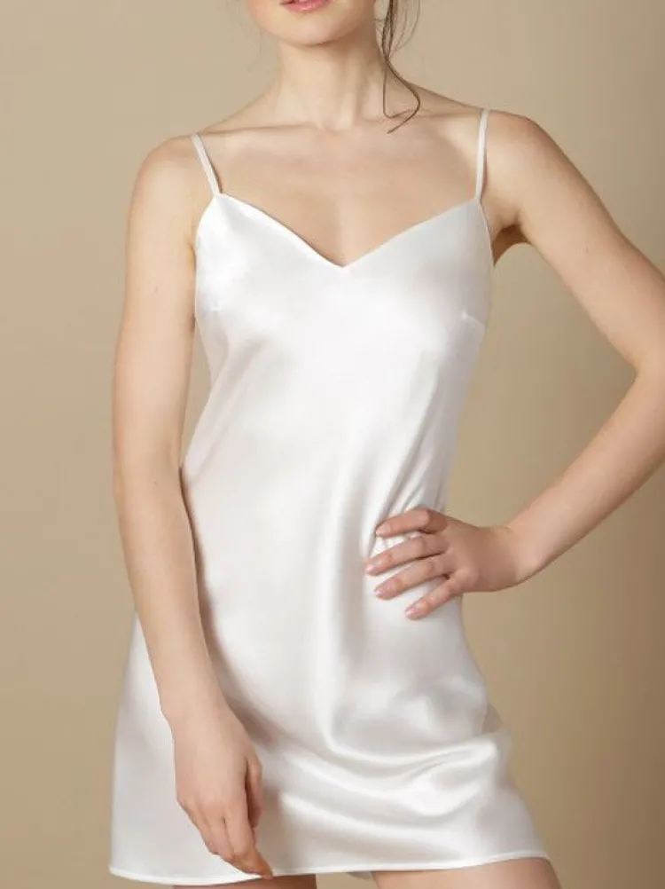 Unterkleider Mit Seide|Kurze Unterkleider^Marjolaine 100% Seide Unterkleid SOIE ODA Satin