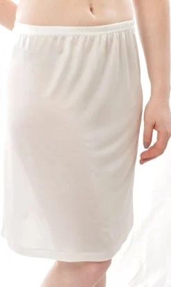Mit Jersey & Wirkseide|Alle Unterteile^Alkena 100% Seide UNTERROCK KURZ fein von