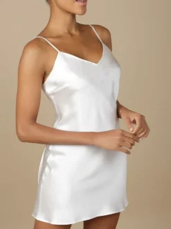 Seidennachthemd^Marjolaine 100% Seidennachthemd Satin GLYCINE von