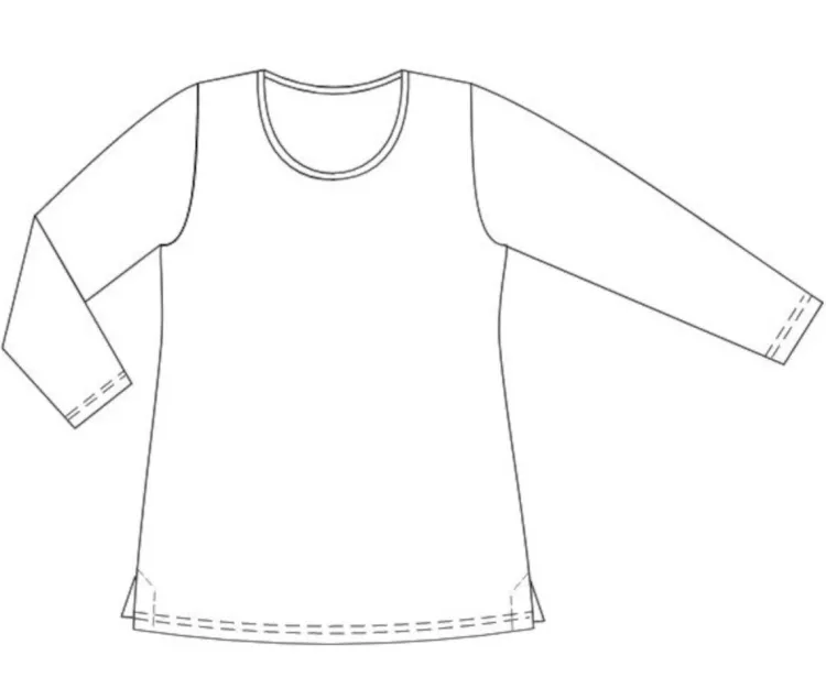 Freizeit- & Reisekleidung|Shirts Mit Seide^Kokon Zwo 3/4-Arm Shirt CINDA von mit Seide und Leinen