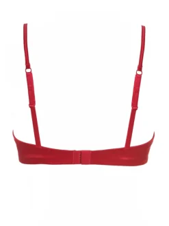 Alle Bhs^Prelude Balconette BH BLACK SWAN mit Spitze und Steinchen von Milano rot und schwarz