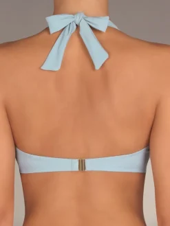 Badeanzug & Bikini^Pain de Sucre Bandeau-Bikini JAZZ NOA C 61 blaugrau von zartes graublau