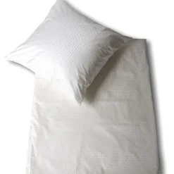 Seidenbettwäsche^Plauener Seidenweberei Bettwäsche Baumwolle mit Seide PARIS 160x210 cm natur weiß