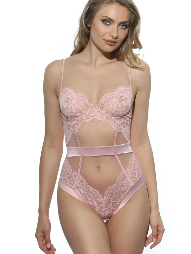 Alle Bodys^Prelude Bügel-Body Tüll mit Spitze MARLENE von Milano