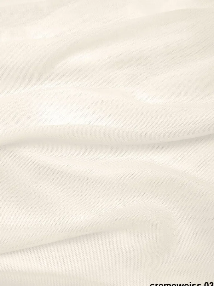 Langarm|Alle Lingerie Tops^Cotton Club Blusen Top OTTAVIA Microtüll von Rubino