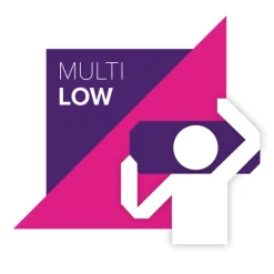 Feder- & Daunenkissen^Hu00e4ussling Body Perfect Kopfkissen MULTI LOW flach von Häussling weiß