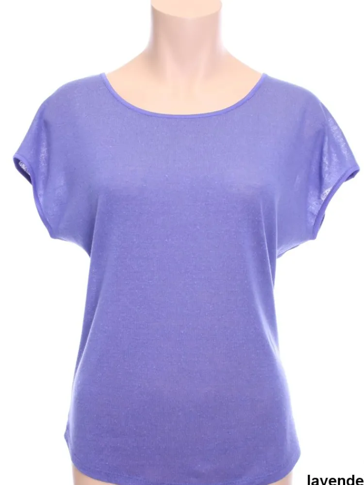 T-Shirt|Shirts Mit Seide^Alkena Bourette Seidenmix Sommer T-SHIRT uni von