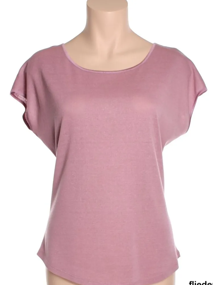 T-Shirt|Shirts Mit Seide^Alkena Bourette Seidenmix Sommer T-SHIRT uni von