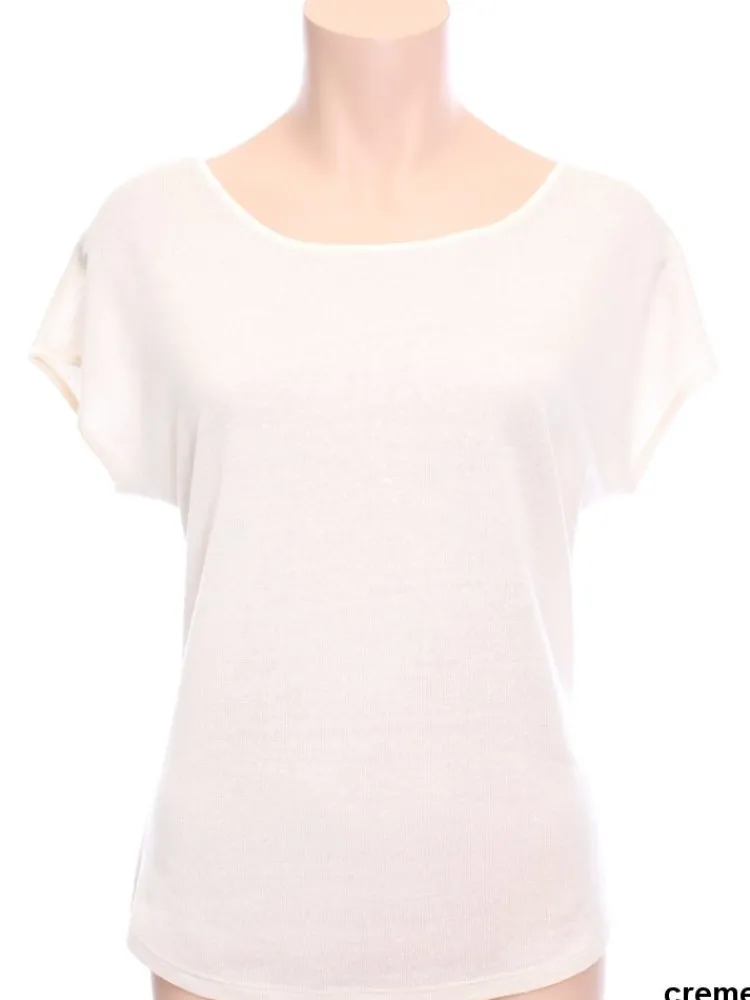 T-Shirt|Shirts Mit Seide^Alkena Bourette Seidenmix Sommer T-SHIRT uni von