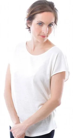 T-Shirt|Shirts Mit Seide^Alkena Bourette Seidenmix Sommer T-SHIRT luftig von