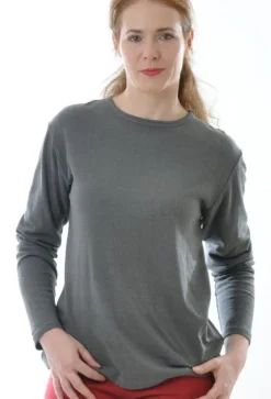 Shirts Mit Seide|Langarm^Alkena Bourette-Seide LANGARM SHIRT