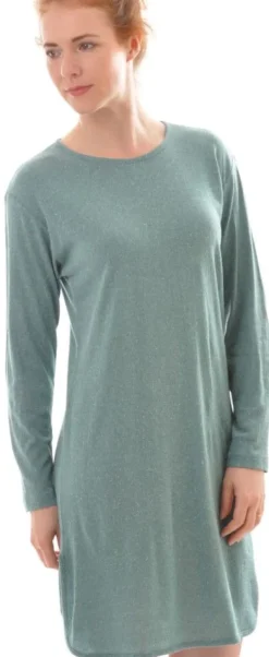 Lounge-Wear|Seiden Basics^Alkena Bourette-Seide SLEEPSHIRT