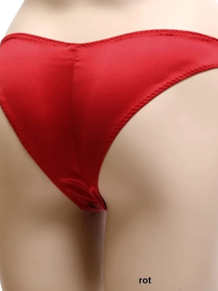 Alle Slips|Alle Unterteile^Cotton Club Brasiliana Slip mit Seide VITALE uni Seta Superior