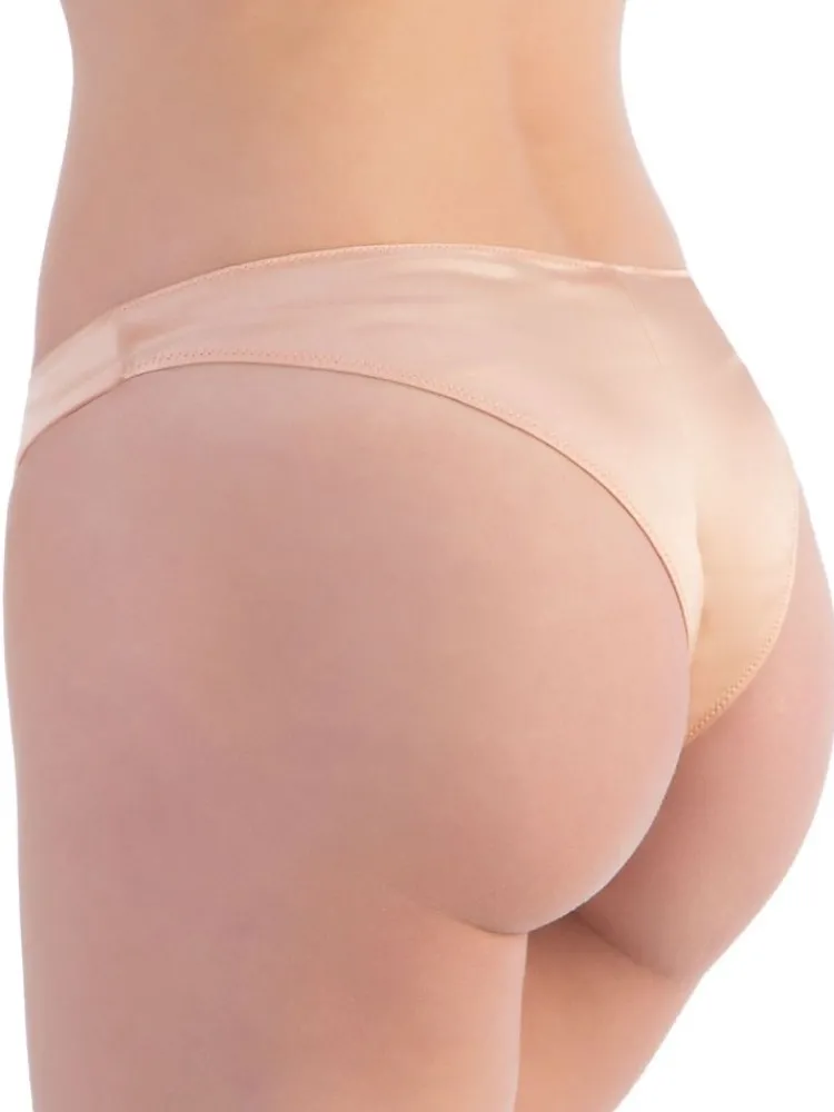 Alle Slips|Mit Seidensatin^Cotton Club Brasiliana Slip mit Seide VITALE basic von Seta Superior