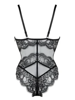 Shirt Mit Spitze|Alle Bodys^Prelude Brazilian Bügel Body VALSE CRYSTAL von Milano eisblau oder schwarz