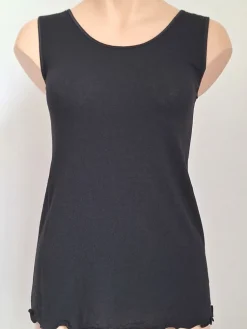 Camisole (Breite Träger)^Chiara Fiorini Camisole Top mit Wolle von puder oder schwarz