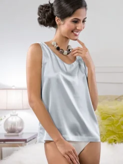 Camisole (Breite Träger)|Alle Lingerie Tops^Cotton Club Camisole-Top Stretchseide SEVERA von Seta Superior