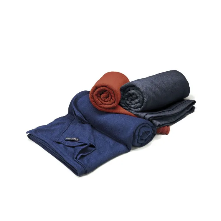 Seidenschlafsack|Sofadecken & Plaids^Cocoon ® Reise Plaid aus Merino Wolle und Seide 140 x 180 cm