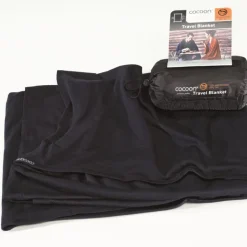 Seidenschlafsack|Sofadecken & Plaids^Cocoon ® Reise Plaid aus Merino Wolle und Seide 140 x 180 cm