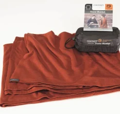 Seidenschlafsack|Sofadecken & Plaids^Cocoon ® Reise Plaid aus Merino Wolle und Seide 140 x 180 cm