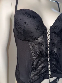 Alle Corsagen^RCrescentini Corsage SINUS in von schwarz