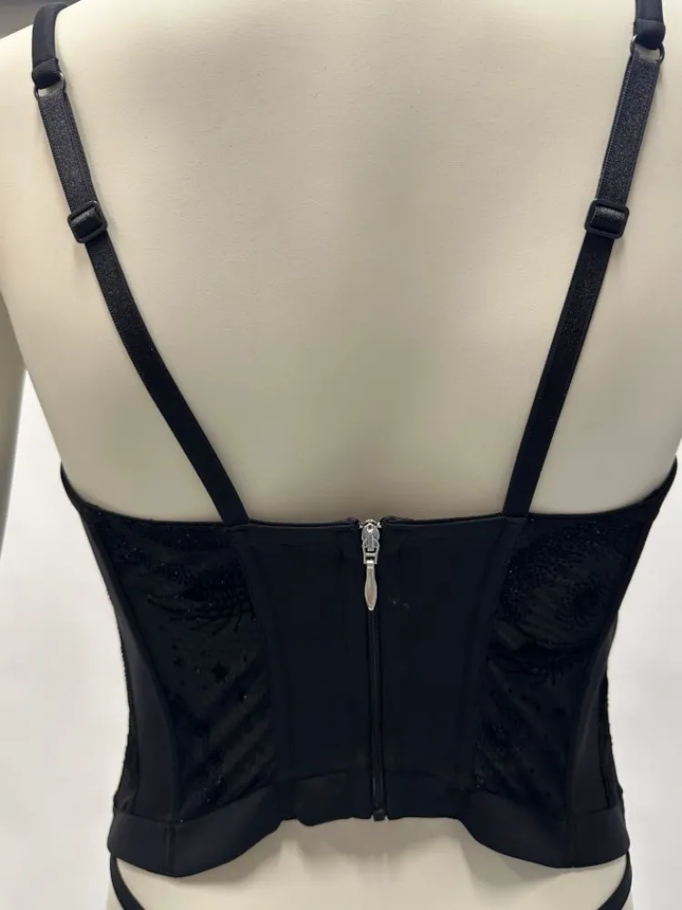 Alle Corsagen^RCrescentini Corsage SINUS in von schwarz