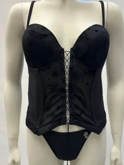 Alle Corsagen^RCrescentini Corsage SINUS in von schwarz