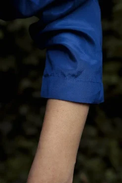 Freizeit- & Reisekleidung|Seiden Basics^Traveleru00b4s Tree Damen  REISE SCHLAFANZUG lang Seide-Baumwolle Traveler´s Tree® 1001 blau